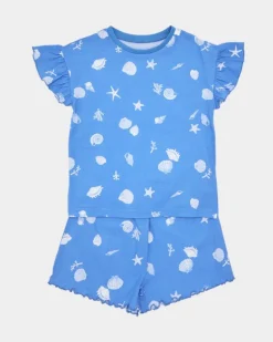 Printed Short Pyjama Set (2-14 Years)
