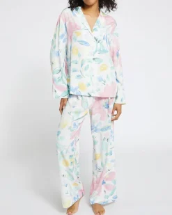 Printed Viscose Twill Pyjama Set