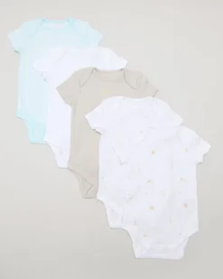 Pure Cotton Bodysuit - Pack Of 5 (Newborn-9 Months)