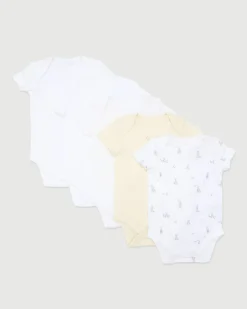 Pure Cotton Bodysuit - Pack Of 5 - (Newborn-3 Years)
