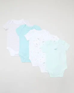 Pure Cotton Bodysuits - Pack Of 5 (Newborn-3 Years)