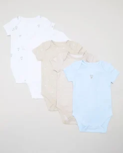 Pure Cotton Bodysuits - Pack Of 5 (Newborn-23 Months)