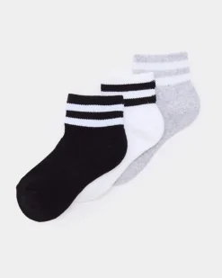 Quarter Sock - Pack Of 3