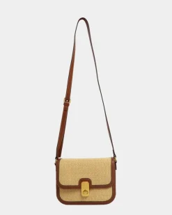 Raffia Crossbody Bag
