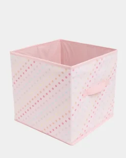 Rainbow Dot Cube Box