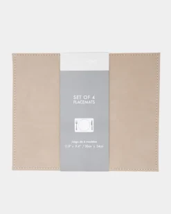 Rectangular Stitch Placemats - Pack Of 4