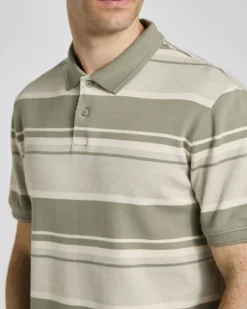 Regular Fit Jacquard Stripe Polo