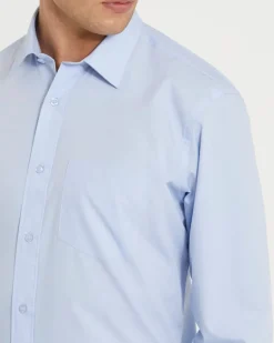 Regular Fit Long-Sleeved Cotton Rich Shirt