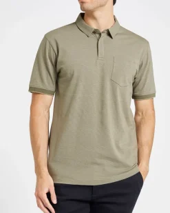 Regular Fit Micro Stripe Polo Shirt