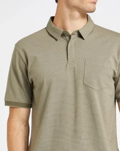 Regular Fit Micro Stripe Polo Shirt