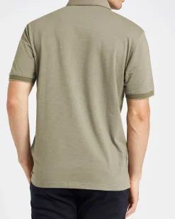 Regular Fit Micro Stripe Polo Shirt