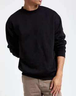 Relaxed Fit Crew Neck Sweatshirt