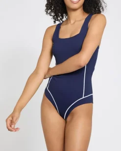 Rib Cut Out Swimsuit