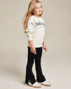 Ribbed Flared Leggings (2-14 Years)