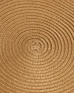 Round Placemat With Fringe Edge