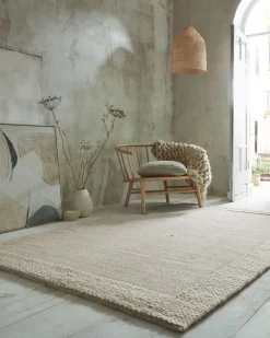 Rue Wool Plait Border Rug