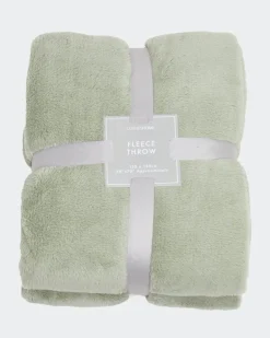 Sage Fleece Throw
