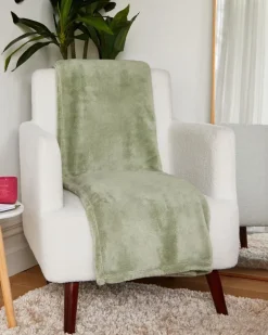 Sage Fleece Throw
