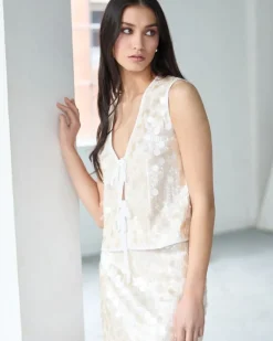 Savida Bella Sequin Waistcoat