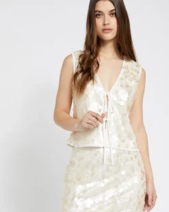 Savida Bella Sequin Waistcoat