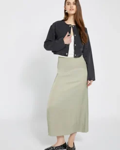 Savida Cropped Denim Jacket