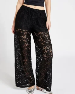 Savida Lace Wide Leg Trousers