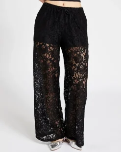 Savida Lace Wide Leg Trousers