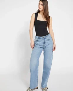 Savida Square Neck Polyamide Bodysuit