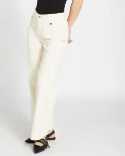 Savida Wide Leg High Rise Pocket Jeans