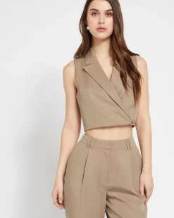 Savida Wrap Waistcoat Co-Ord Top