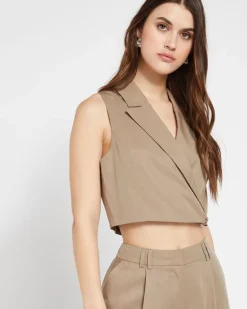 Savida Wrap Waistcoat Co-Ord Top