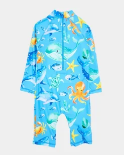 Sea Life Unitard Set (0 Months-6 Years) - 2 Pieces