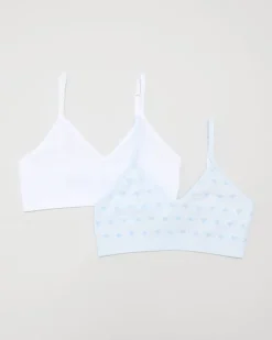 Seamfree Strappy Crop Top - Pack Of 2 (9-14 Years)