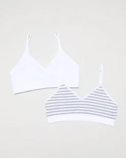 Seamfree Strappy Crop Top - Pack Of 2 (9-14 Years)