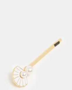 Shell Hair Clips - Pack Of 3