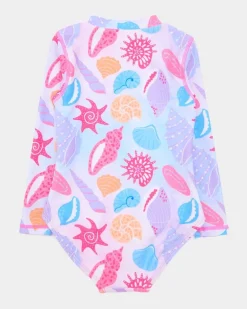 Shell Long Sleeve Swimsuit (9 Months-6 Years)