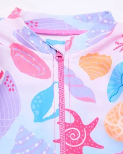 Shell Long Sleeve Swimsuit (9 Months-6 Years)