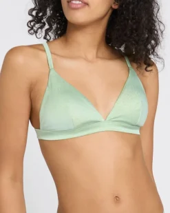 Shimmer Triangle Bikini Top