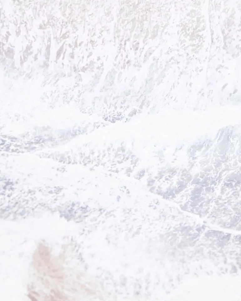 Shore Waves Abstract Wall Art