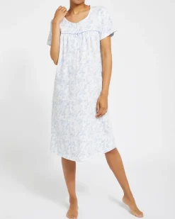 Short Sleeve 100% Cotton Nightdress