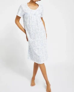 Short Sleeve 100% Cotton Nightdress