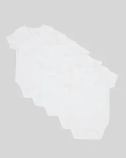 Short-Sleeved Baby Bodysuits - Pack Of 5 (Newborn-3 years)