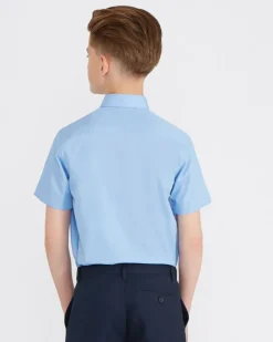 Short-Sleeved Non Iron Shirt - Pack of 3 - (4-16 Years)