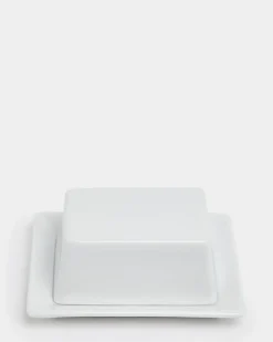 Simply White Butter Dish