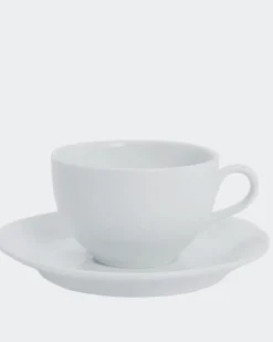 Simply White Cup And Saucer