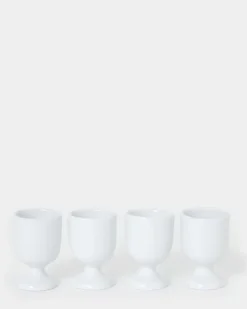 Simply White Egg Cups - Pack Of 4