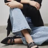 Slingback Buckle Eyelet Shoe