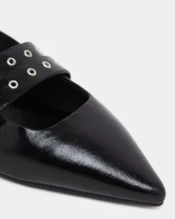 Slingback Buckle Eyelet Shoe