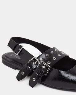 Slingback Buckle Eyelet Shoe