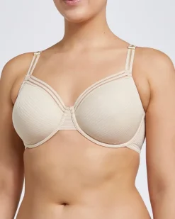 Smoothing Stripe Non-Padded Wired Bra